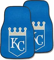 Fanmats 6386 MLB Kansas City Royals Front Row Nylon Carpet Car Mat - 2 Piece