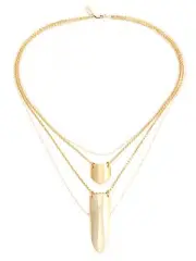 Vanessa Mooney Gold Souxie Necklace NEW