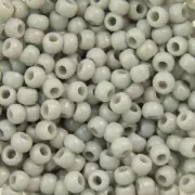 11/0 TOHO ROUND Opaque Gray Seed Bead (8g)