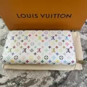 Louis Vuitton Zippy Wallet Takashi Murakami Collaboration M13922 Limited NEW