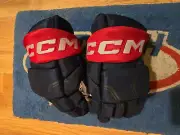 NWT TEAM USA PRO STOCK CCM PRO TEAM USA HOCKEY GLOVES 13" SHOT BLOCKERS JETSPEED