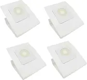 4 X Ducted Vacuum System Bag Compatible with Premier Clean Monarch 250 490 550 650 850 Compact 1 & 2, Central Vacuum C65 M32 M80 M85 M92, Ghibli AS400 AS59 AS59CBE WD400 WS3 WS3CBE WS95