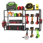 Power Tool Organizer, 5 Layers 6 Drill Rack Heavy Duty Tool Shelf,Garage Orga...