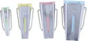 Respicefinem 4Pcs Bias Tape Maker Accuracy Household Sewing Quilting Tools DIY Patching Work Supplies Good Performance Easy to Use Fast Accurate and Economical Ideal for Making