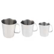 304 Stainless Steel Milk Frothing Measuring Cup Mug Jug For