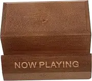 BIUDECO Wooden Record Stand Record Player Holder Stand Vinyl Storage Display Rack