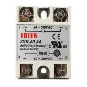 SSR-40AA 40A Solid State Relay Module 80-250V AC / 24-380V AC CZ