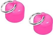 WEZCHUGHAOL Jewelry Box Case, Traveling Jewelry Holder Storage, Pill Box Keychain Container (Pink)