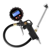 CZC AUTO Digital Tire Inflator Pressure Gauge, LED Display Tyre Deflator Gage wi