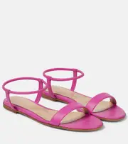 [Gianvito Rossi] Gianvito Rossi Jaime 05 leather sandals AU 4 pink