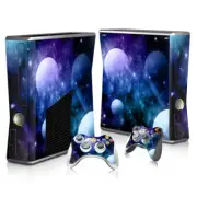 New skin Sticker For XBox 360 Slim Console Protector Vinyl Skin Sticker Controll
