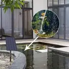 - Pond Aerator 5V 2.5W Solar Panel Water Pump Solar Pond Pump for Fish Tank Gard
