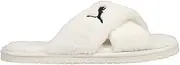 [PUMA] Womens Fluff X Strap Slide Sandals Sandals Casual - White - Size 5 M