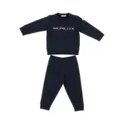 [MONCLER] MONCLER Stretch jersey two-piece set Kids 9-12M 9-12M Blue