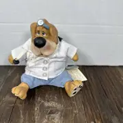 Dr Will B Better Dog NWT Shelf Sitter The Country Folks Russ Plush 7" Toy Lovey