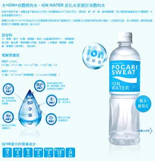 寶礦力水得 ION WATER低卡運動飲料 580ml (4入)/組【康鄰超市】