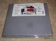 Mrs. Grossman 8x8 Scrapbook Album ~ Post Top Loading. Textured Pebble Rock.