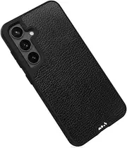 [Mous] for Samsung Galaxy S24 Case MagSafe Compatible - Limitless 5.0 - Black Leather - Protective S24 Case - Shockproof Phone Cover