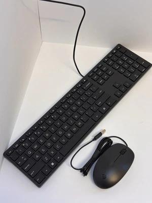 NEW - HP HALLEY USB WIRED KEYBOARD & 320M MOUSE L96909-001 L96910-001