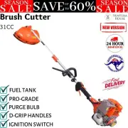 4 STROKE Whipper Snipper Straight Shaft Line Trimmer Fuel Brush Grass Cutter Gas