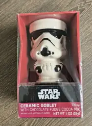 NEW ~ Star Wars Storm Trooper Full Body Footed Mug Goblet Cup 6" Ceramic Galerie