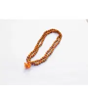 Haldi Mala Baglamukhi Mala Turmeric (Haldi) Mala 108+1 Beads Turmeric Rosary 8MM