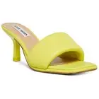 Steve Madden Womens Snazzy Faux Leather Mule Kitten Heels Shoes BHFO 7898