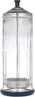 Professional Salon Barber Jar Sterilization Container Glass Manicure Cup QIUNI