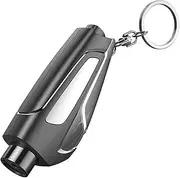 Window Breaker Keyring, 3 in 1 Car Window Breaker, Seat Belt Cutter and Window Breaker, Car Safety Hammer, Portable Car Emergency Escape Tool