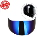 Dual Full Face Motorcycle Helmet Visor Fit for Agv K3SV K5 Flip Blue