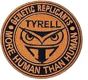 Blade Runner Tyrell Corporation Iron On Patch