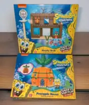NEW SPONGEBOB SQUAREPANTS SNAP & SWITCH CONSTRUCTION SET PINEAPPLE & KRUSTY KRAB