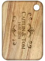 Laser Engraved Australian Hardwood Cutting Board 26cm x 18cm