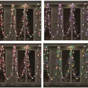 720 LED Cluster Lights 10.4m Outdoor Christmas Tree Multi Pink White Red Green