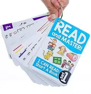 Blending Board for Phonics Cards | Phonics Flash Cards,Learn to Read Phonic Stages Blends Long Vowel Sounds with Rings for Kindergarten Homeschool