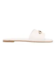 [Nine West] Tveda Slide in White