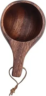 Coffe Mug, Wooden Mug, Portable Wooden Camp Cup, Camping Mug, Wood Coffee Mug, Traditional Nordic Mug, Lightweight Camping Bowl, Hiking Cup (Log 3)