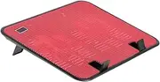 FELTECHELECTR 5V Laptop Cooling Pad with Design Dual Fan Metal Panel Quiet Operation Portable Notebook Cooler for Efficient Heat Dissipation for Travel and Business Use