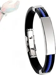 Randarch Titanium Wristband, Apus Ion Therapeutic Lympunclog Titanium Wristband Pro Adjustable Lymphatic Magtherapy Oveallgo Calm Prostapower Bracelet Sugarfirm Outdoor Sport Band for Men Women