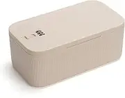 Lockable Storage Box, Medicine Safe Case Container, Refrigerator Lockbox for Personal Private Items, Medicines, Food, Snacks, Locking Cell Phone Smart Device Jail, Small Lock Box for Office, Home