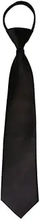 [Generic] Men's Skinny Ties Solid Color Formal Neckties Slim Thin Black Ties For Men