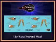 1/64 Bone Shaker "Skull Flames" Decal Set SCR-0727