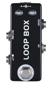 YMUZE Moskyaudio Mini Loop Box Guitar Effect Pedal with Channel Selection Tru...