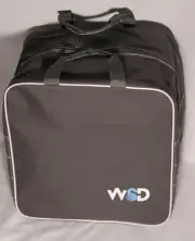New WSD Logo Single Ski or Snowboard Boot Bag square gray + BONUS SKI MASK NEW