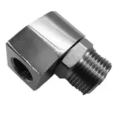 Replacement 90° Hose Reel Swivel 5000PSI / 3/8" BspF Outlet x 1/2" BspM Inlet