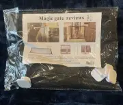 Magic Gate Dogs Pets Mesh Portable Safety Fence Size Large New