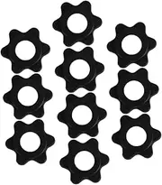 CHILDWEET Hexagon Nut Accessories Set Weight Clips for Dumbbells Barbell Locking Clamps Bell Plate Clamp Home Fitness Gear 25mm