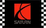 Saturn Checkered Racing 3x5 Ft Banner Flag Car Racing Show Garage Wall Workshop