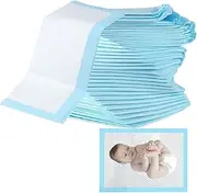 Baby Diaper Tads 100pcs - Absorbent Changing Pads, Waterproof Breathable Mats for Adults, Puppies & Babies | Taft Soft, Reusable & Washable for Travel, Sensitive Skin, Adult Chucks