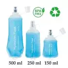 150-500ML Folding Water Bottle Collapsible Soft Flask TPU for Cycling Travelling